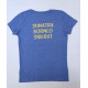 T Shirt Kalaweit Bleu Femme Octobre 2023