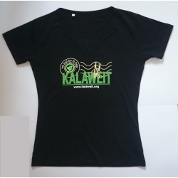 T Shirt Kalaweit Noir Femme