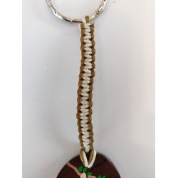 Porte-Clé artisanal (cordon tissu)