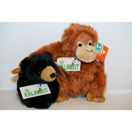 Lot Peluches Orang-Outan + Ours