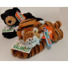 Lot of 2 Tiger + Bear soft toys